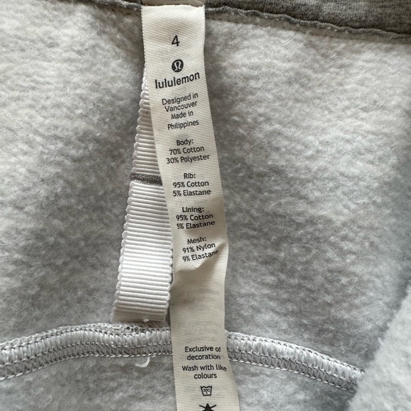Lululemon scuba zip up hoodie with stripes - Picture 5 of 6